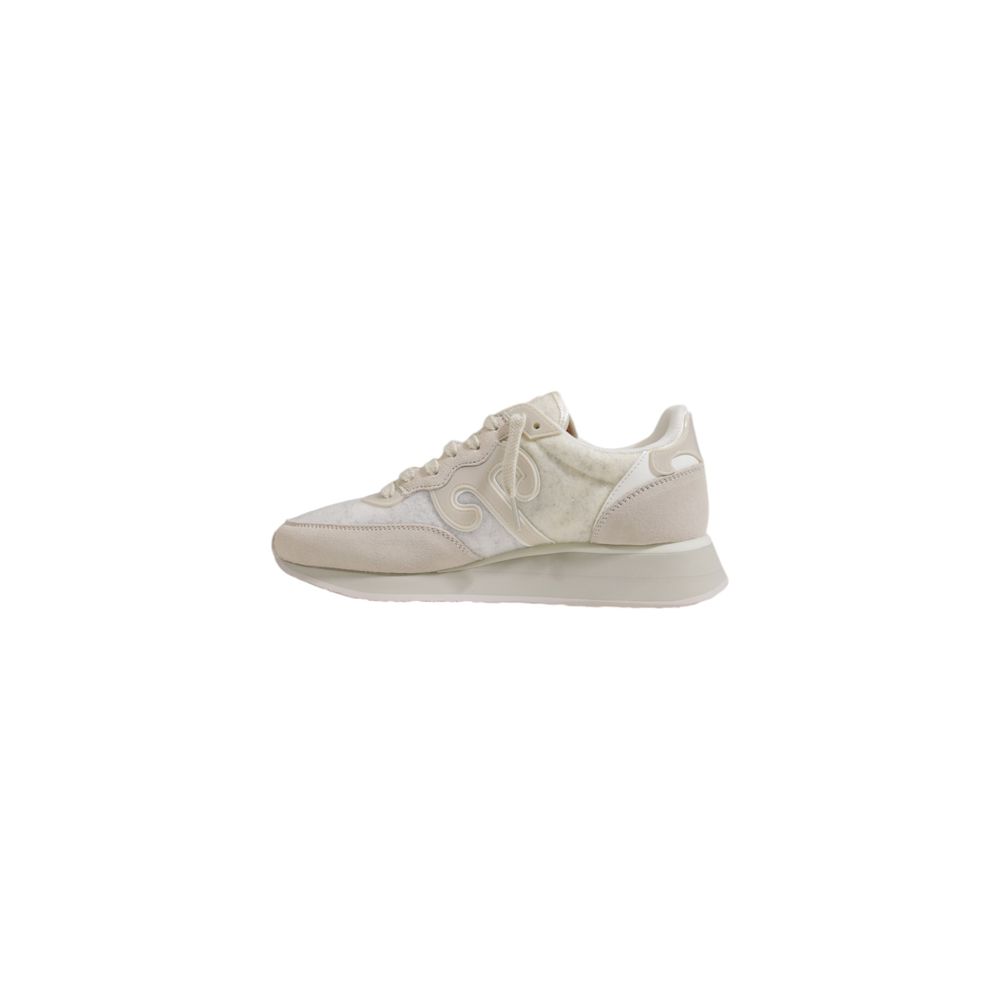 Wushu Cremefarvet Uld Sneaker