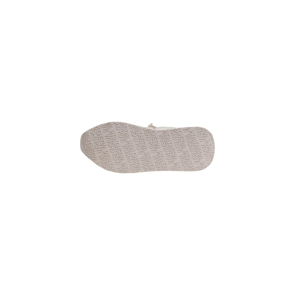 Wushu Cremefarvet Uld Sneaker