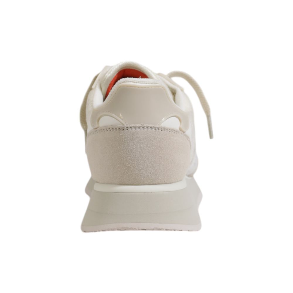 Wushu Cremefarvet Uld Sneaker