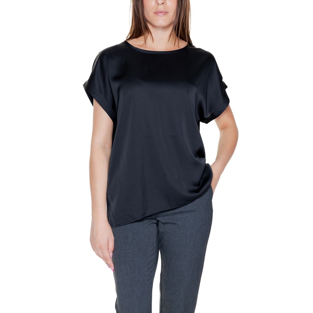 Vila Tøj Sorte bomuldstoppe & T-shirt