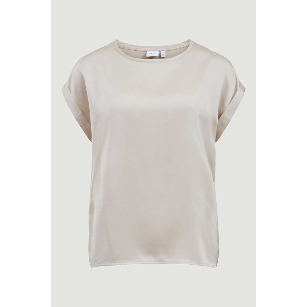 Vila Tøj Guld Bomuldstoppe & T-shirt