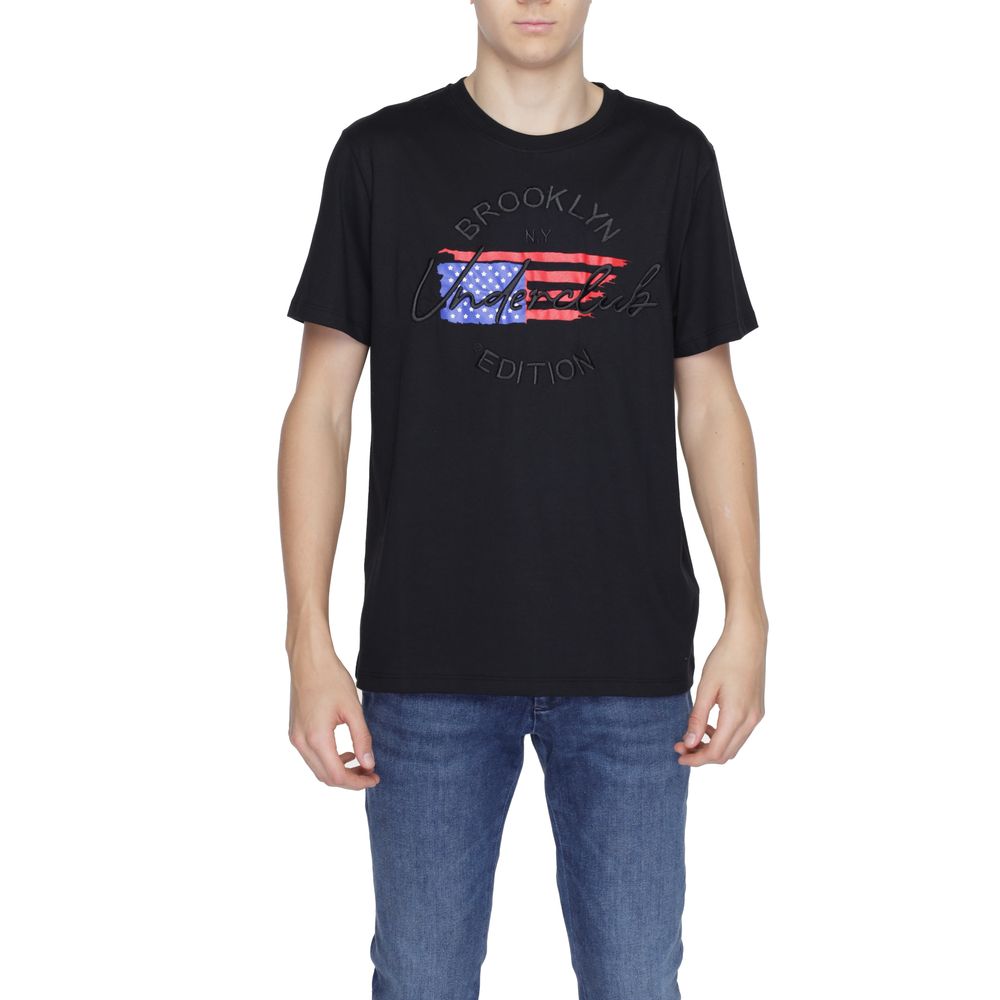 Underclub Sort Bomulds T-shirt
