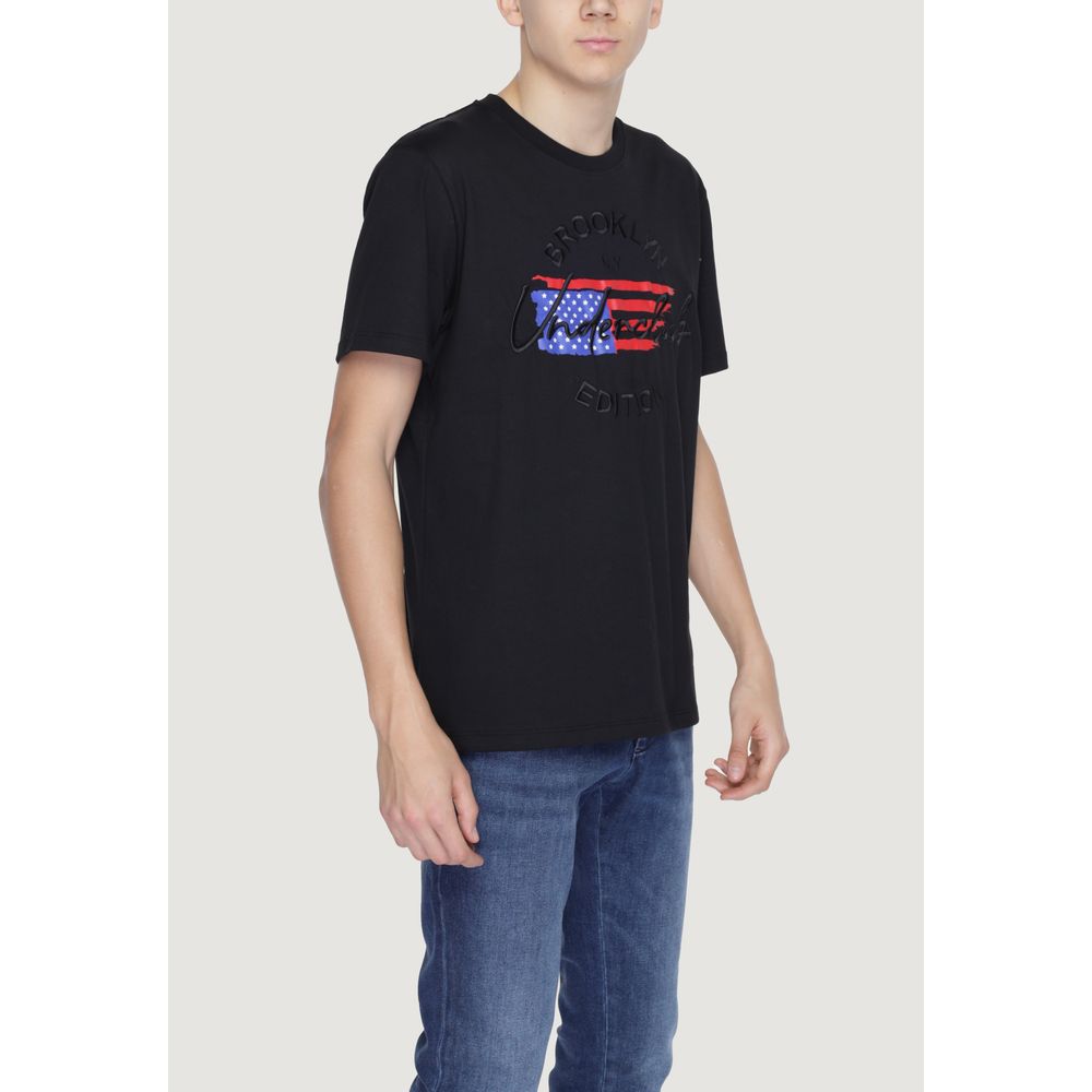 Underclub Sort Bomulds T-shirt