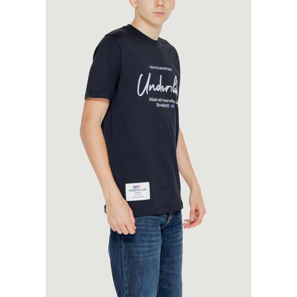 Underclub Sort Bomulds T-shirt