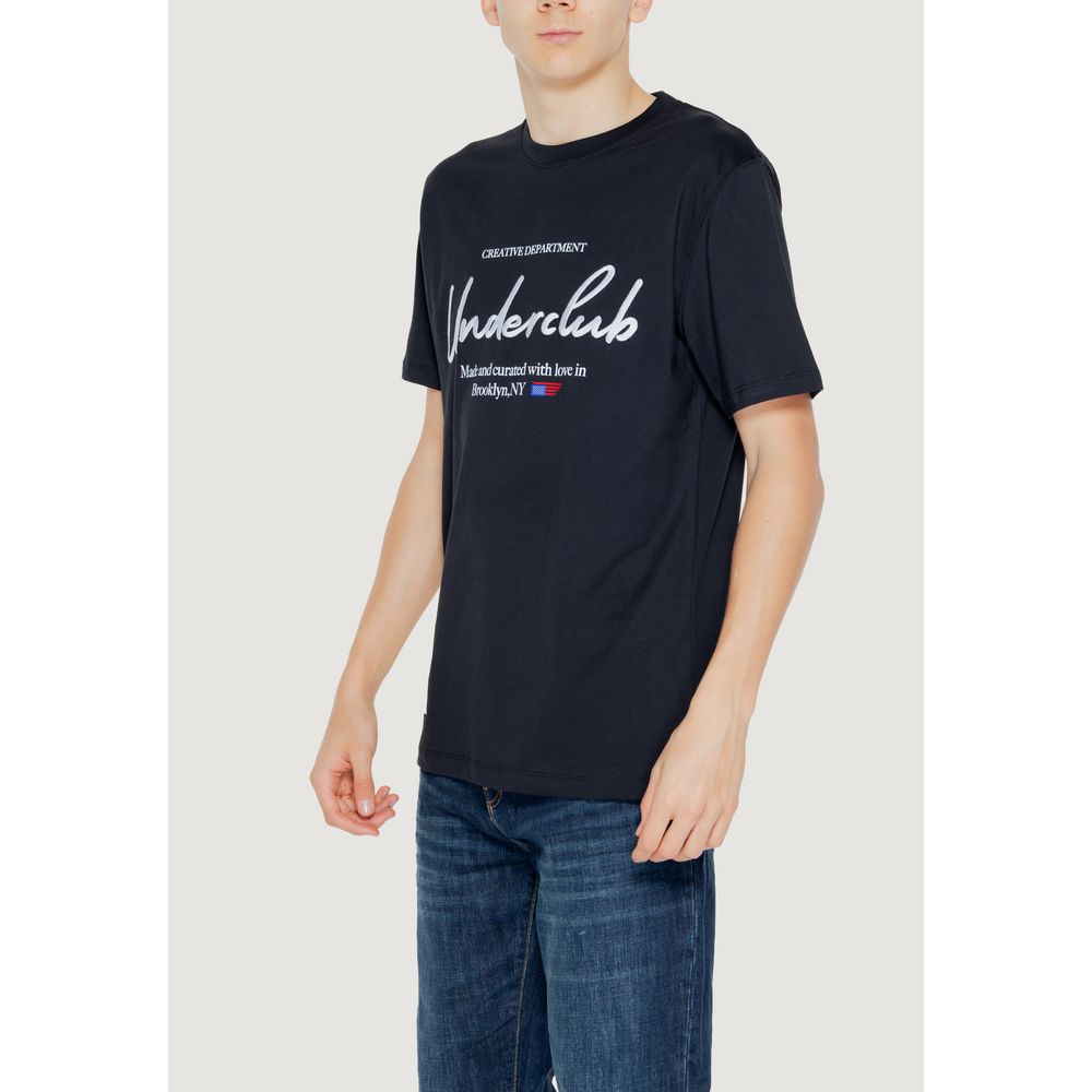 Underclub Sort Bomulds T-shirt