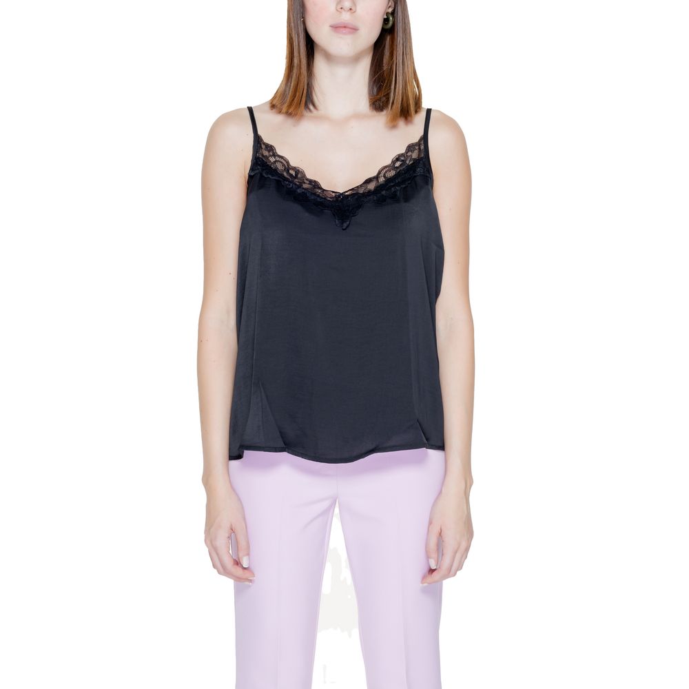 Jacqueline De Yong Sorte Polyester Toppe & T-shirt