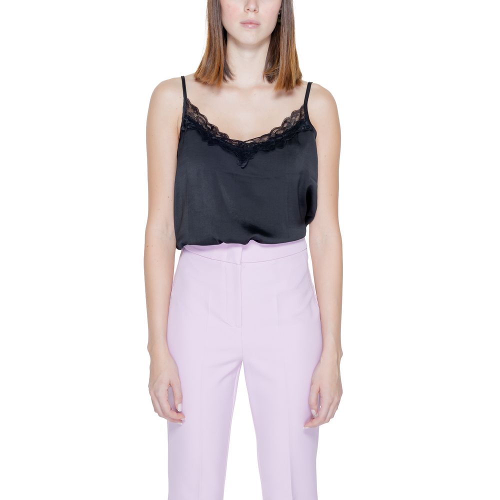 Jacqueline De Yong Sorte Polyester Toppe & T-shirt