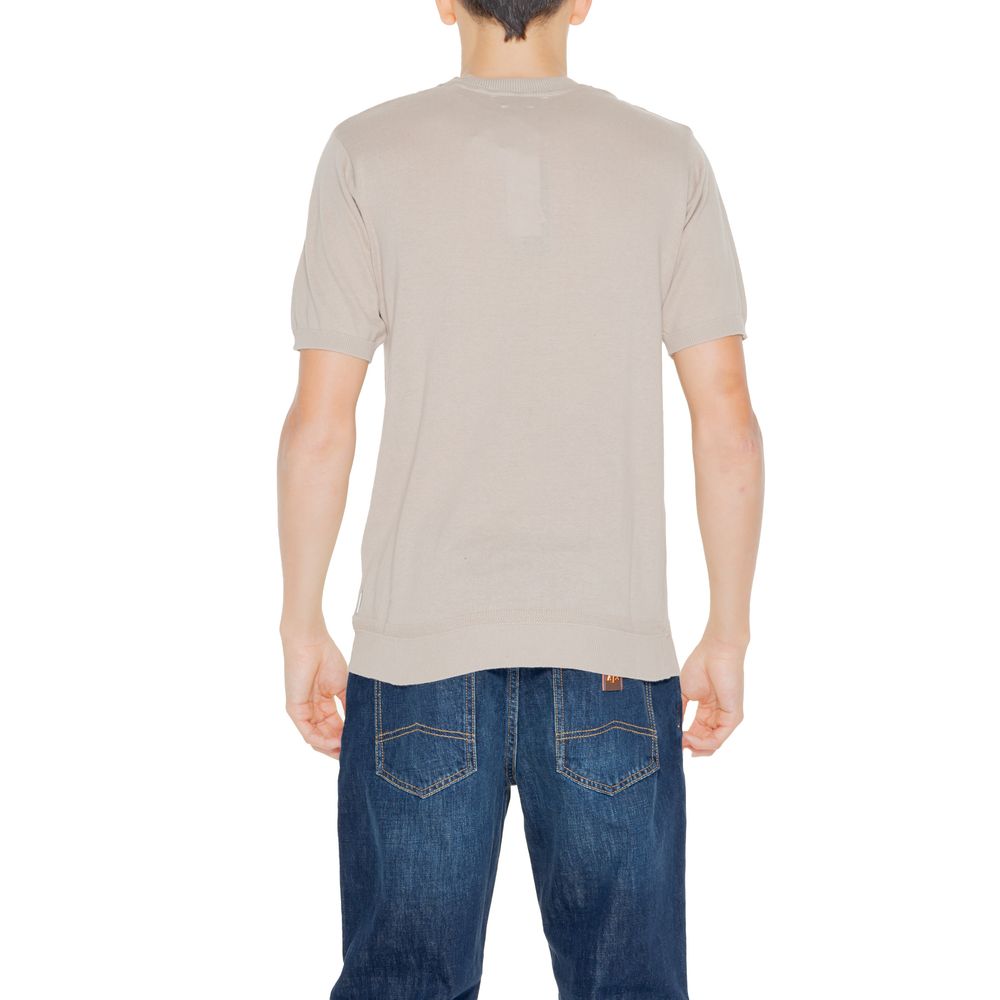 Hamaki-Ho Beige Bomulds T-shirt