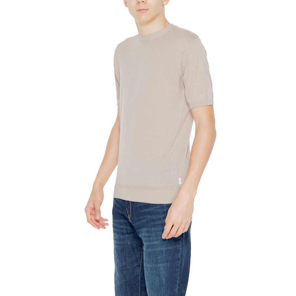 Hamaki-Ho Beige Bomulds T-shirt