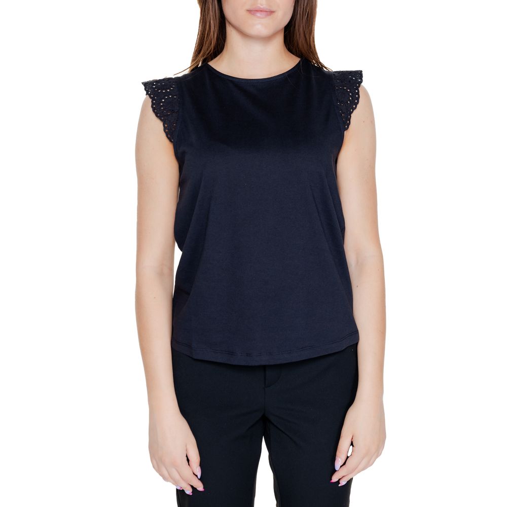Vero Moda Sorte Toppe & T-shirt i Genbrugsbomuld