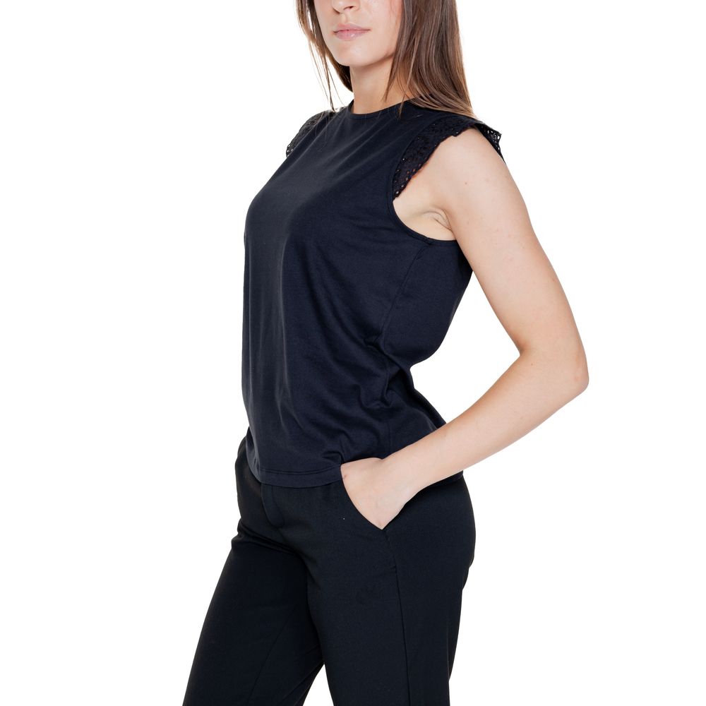 Vero Moda Sorte Toppe & T-shirt i Genbrugsbomuld