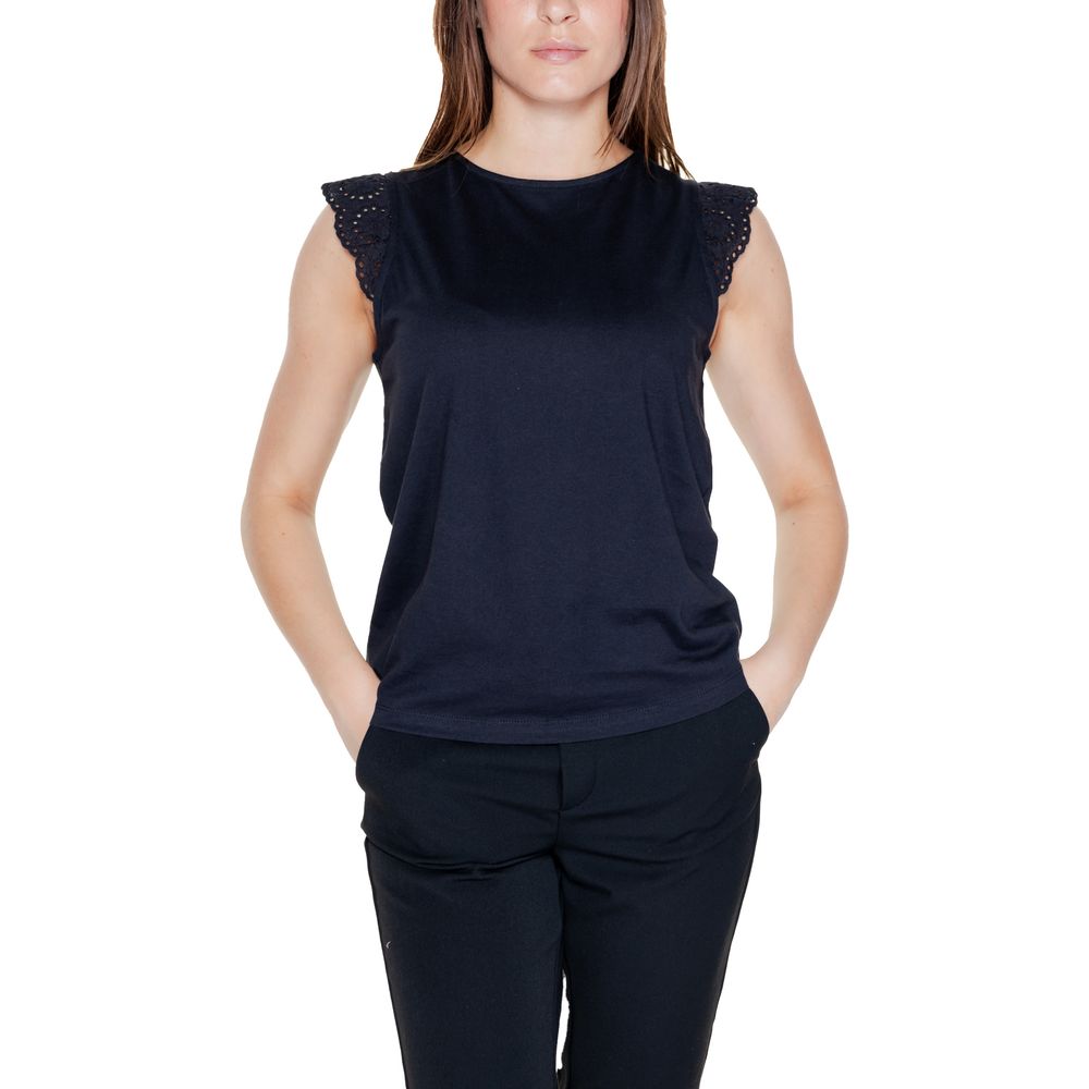 Vero Moda Sorte Toppe & T-shirt i Genbrugsbomuld