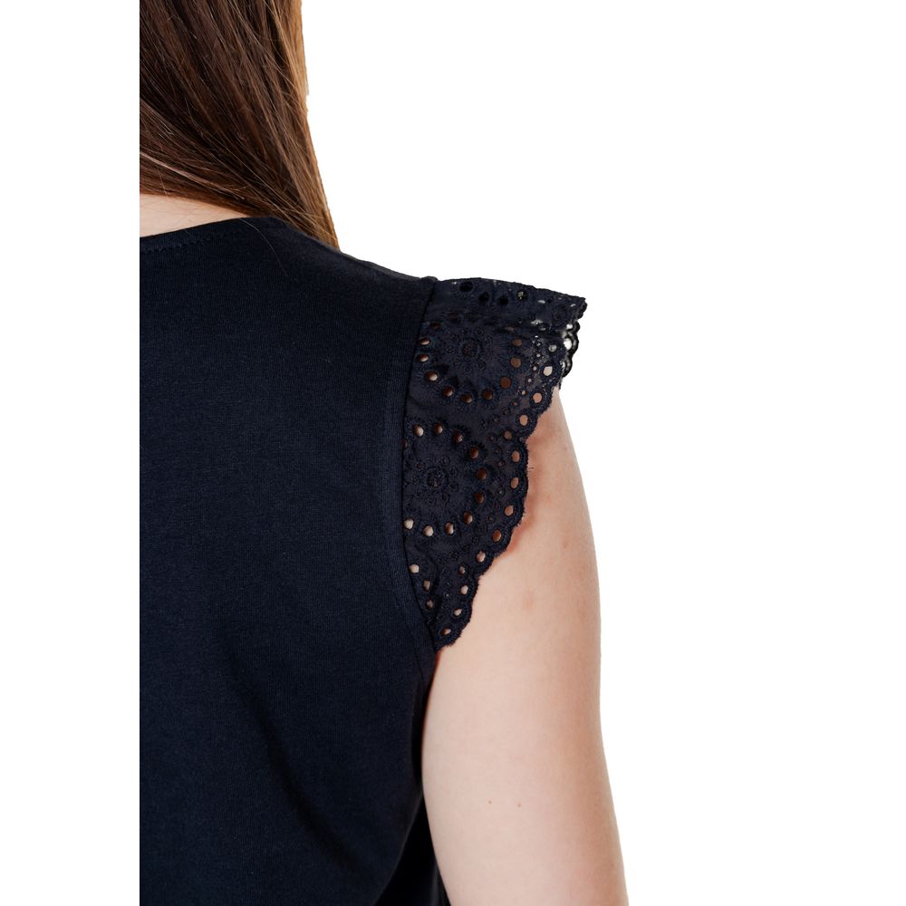 Vero Moda Sorte Toppe & T-shirt i Genbrugsbomuld