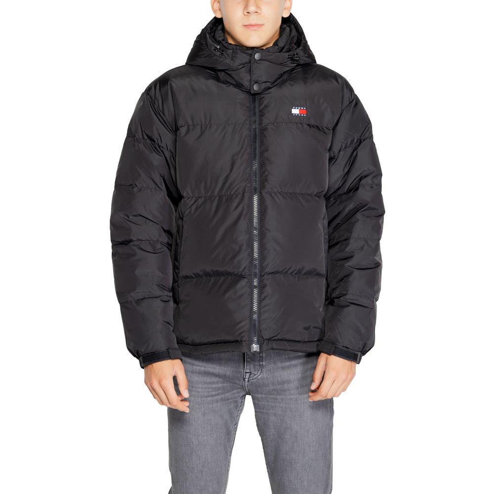 Tommy Hilfiger Jeans Sort jakke i genbrugspolyester