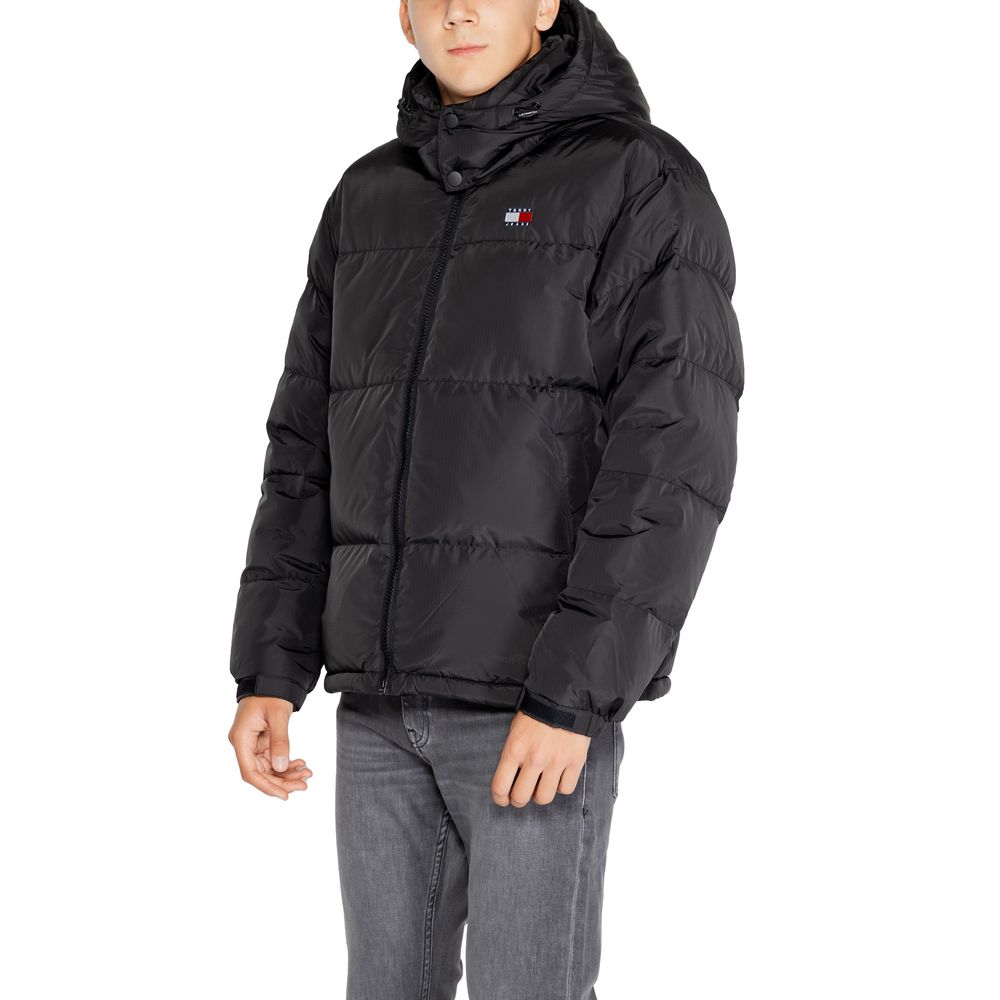Tommy Hilfiger Jeans Sort jakke i genbrugspolyester