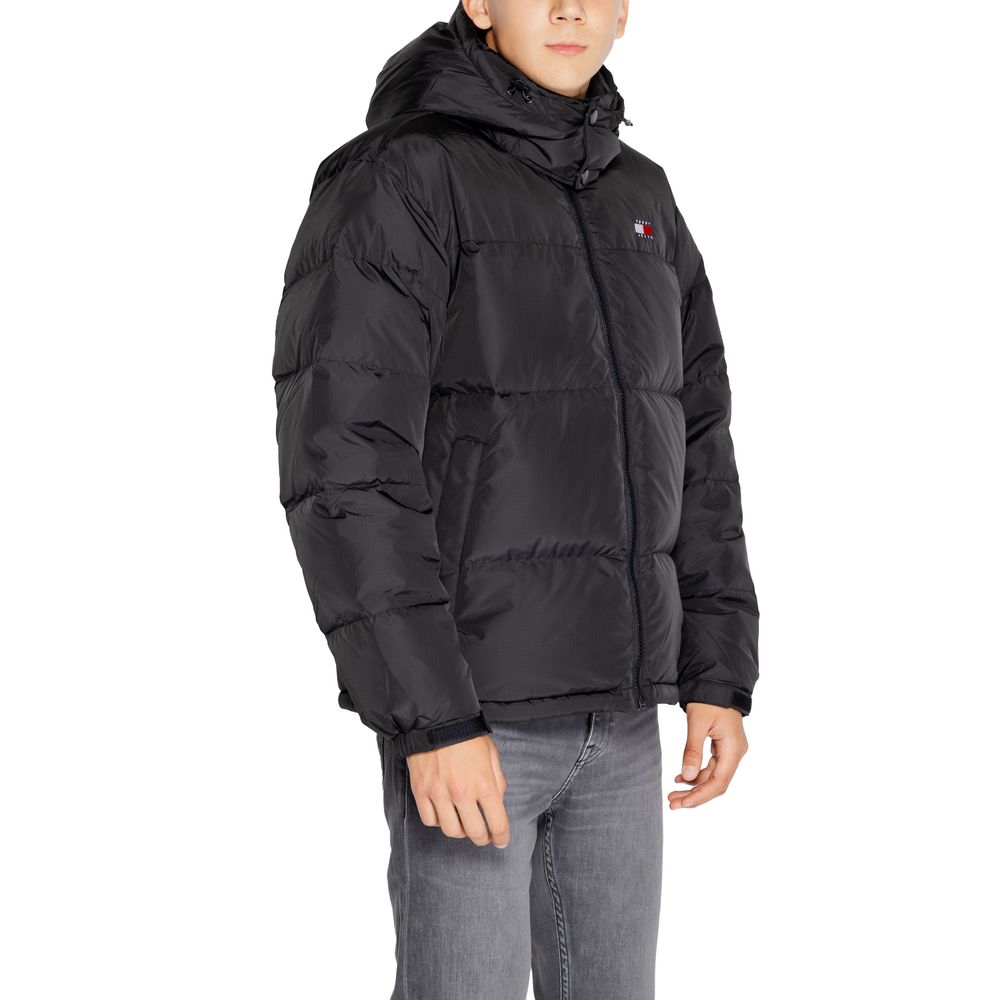 Tommy Hilfiger Jeans Sort jakke i genbrugspolyester