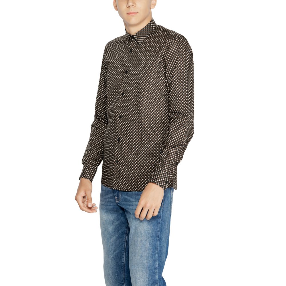 Antony Morato Brun Bomuldsskjorte