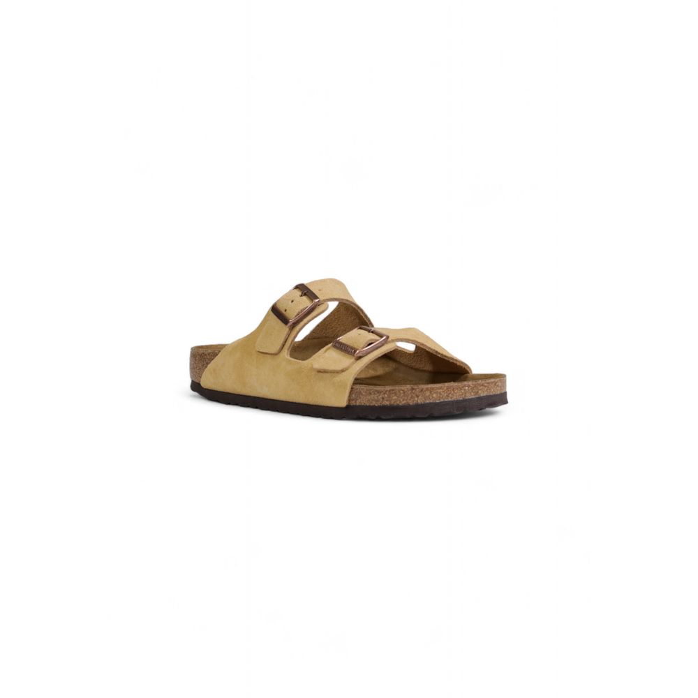 Birkenstock Beige ruskindssandaler