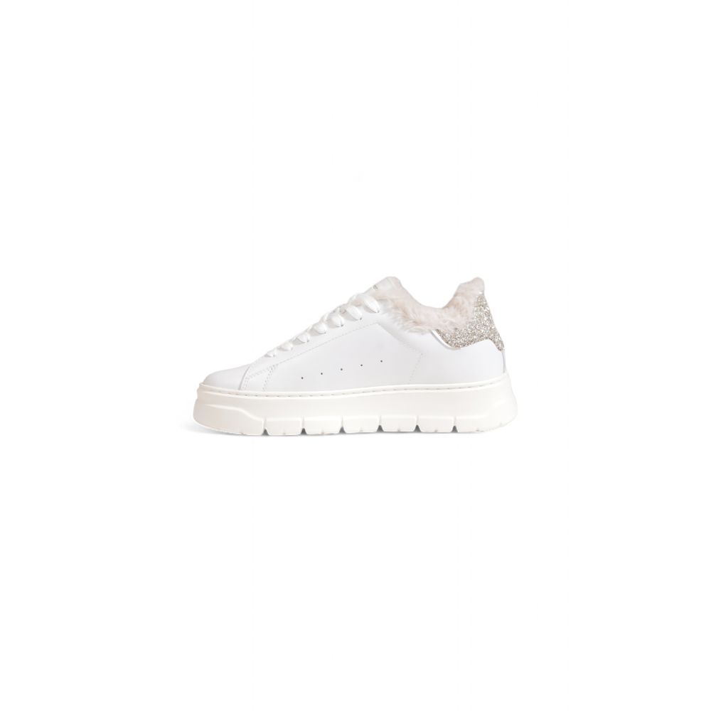 Crime London Hvid Lædersneaker