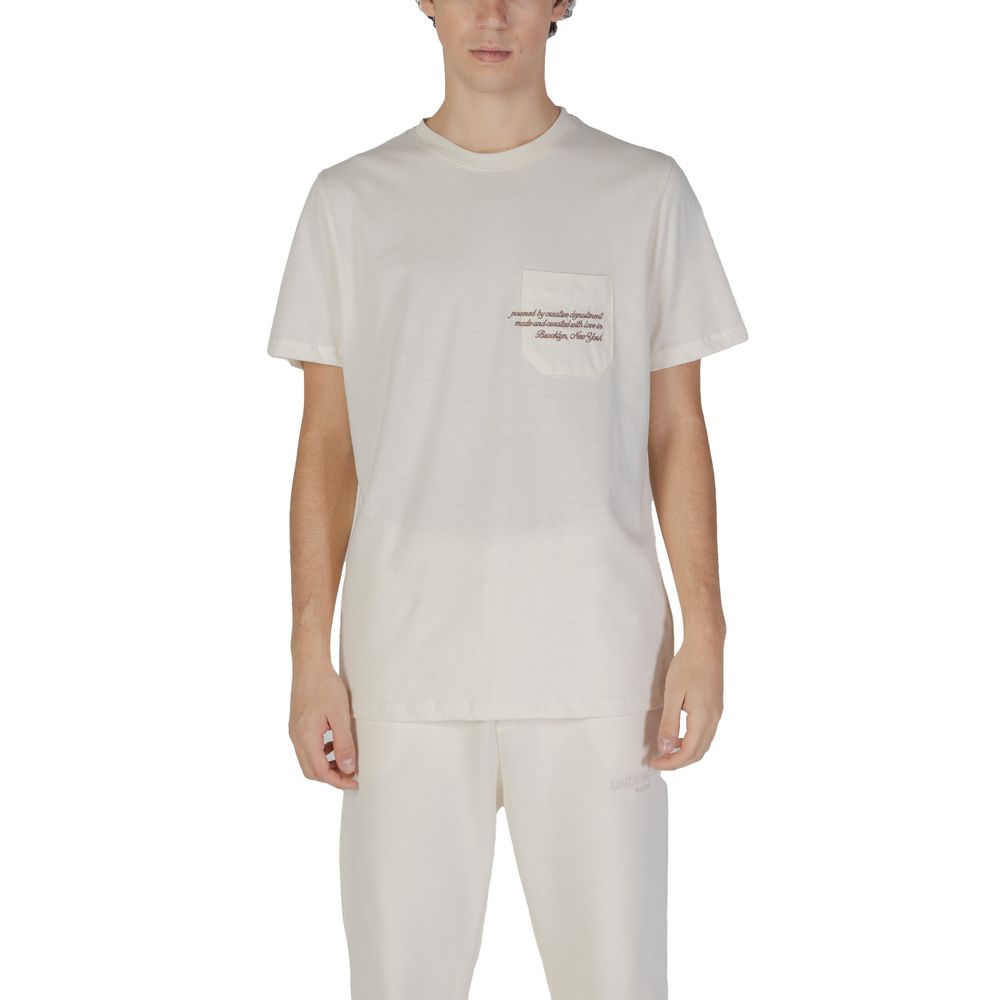 Underclub Cremefarvet Bomulds T-shirt
