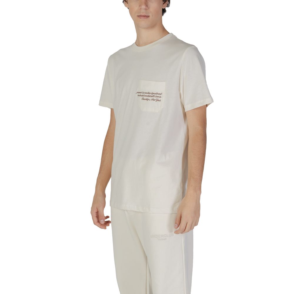 Underclub Cremefarvet Bomulds T-shirt