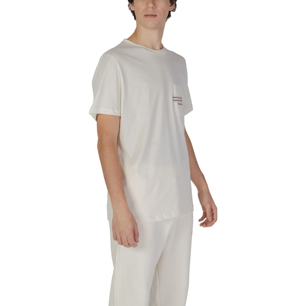 Underclub Cremefarvet Bomulds T-shirt