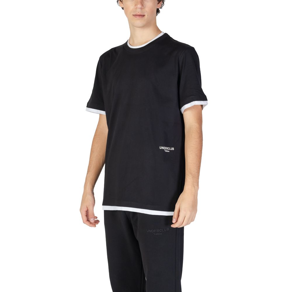 Underclub Sort Bomulds T-shirt