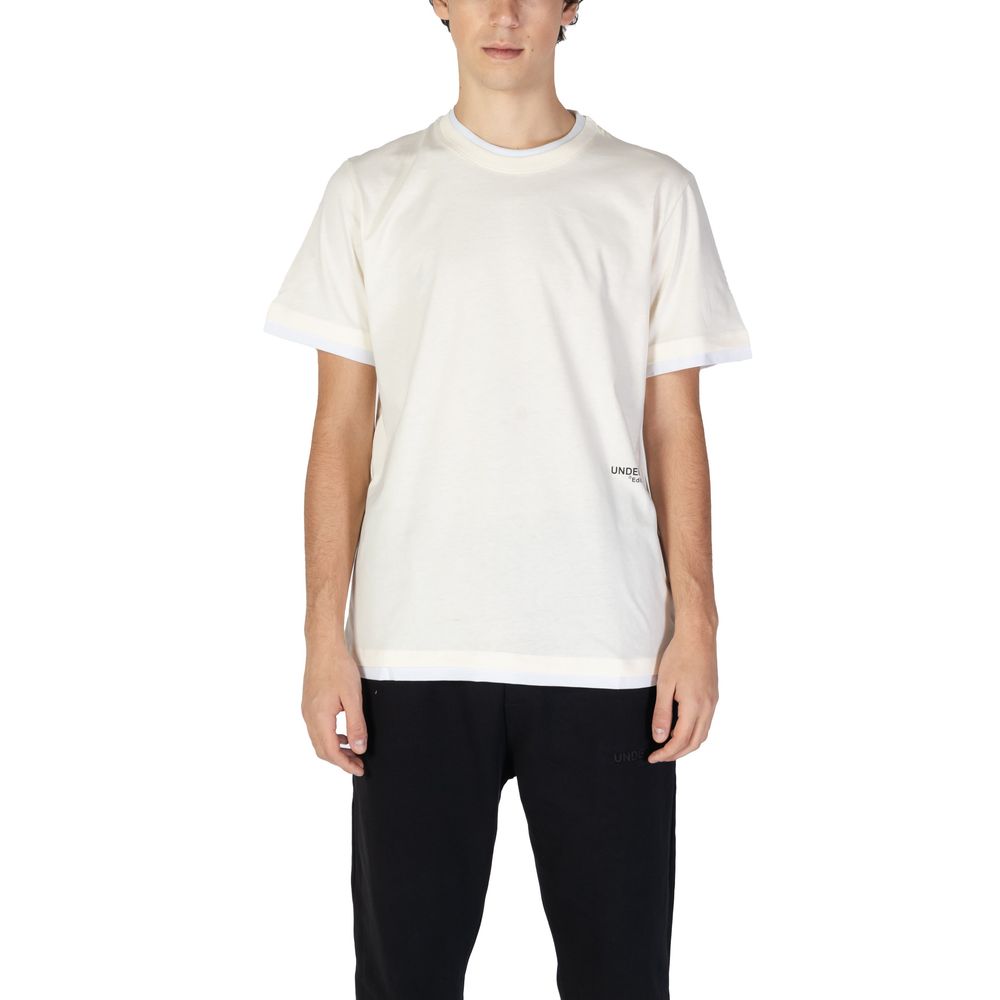 Underclub Cremefarvet Bomulds T-shirt