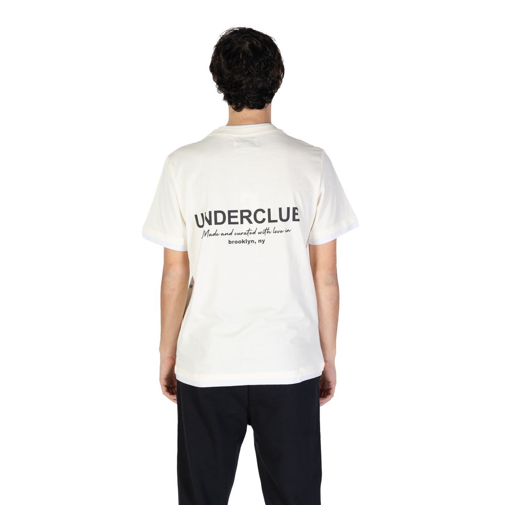 Underclub Cremefarvet Bomulds T-shirt