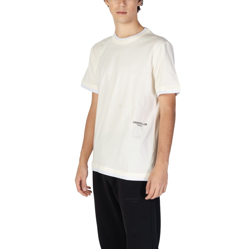 Underclub Cremefarvet Bomulds T-shirt