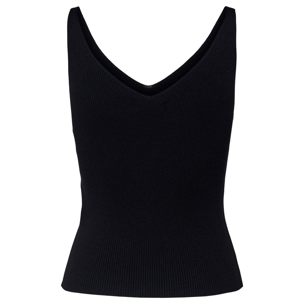 Jacqueline De Yong Sorte Viskose Toppe & T-shirt