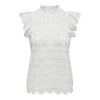 Jacqueline De Yong Cremefarvede Polyester Toppe & T-shirt