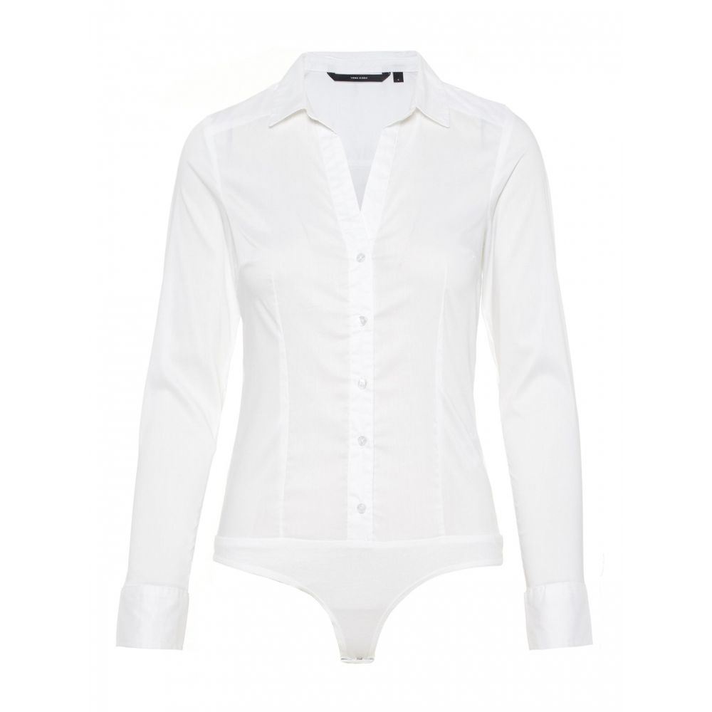 Vero Moda Cremefarvede bomuldstoppe og T-shirt