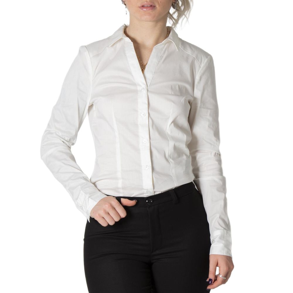 Vero Moda Cremefarvede bomuldstoppe og T-shirt