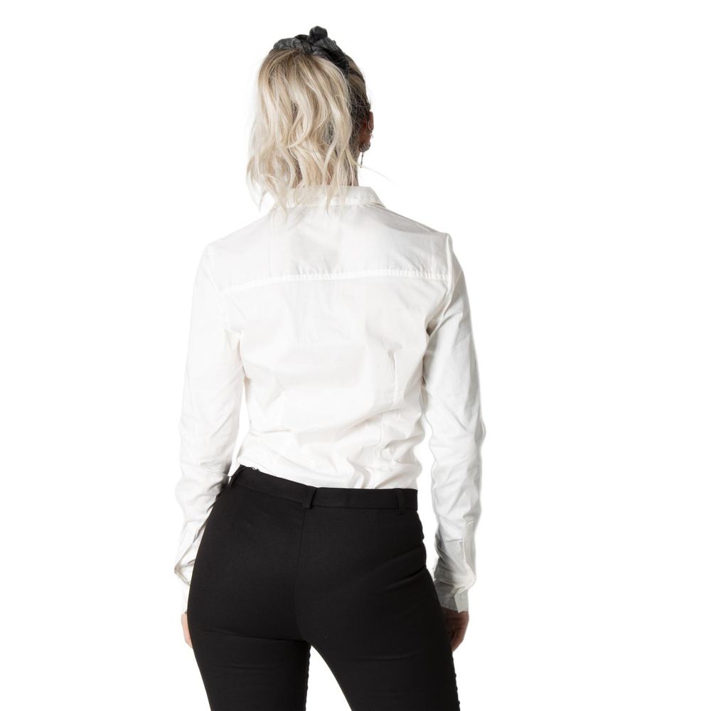 Vero Moda Cremefarvede bomuldstoppe og T-shirt