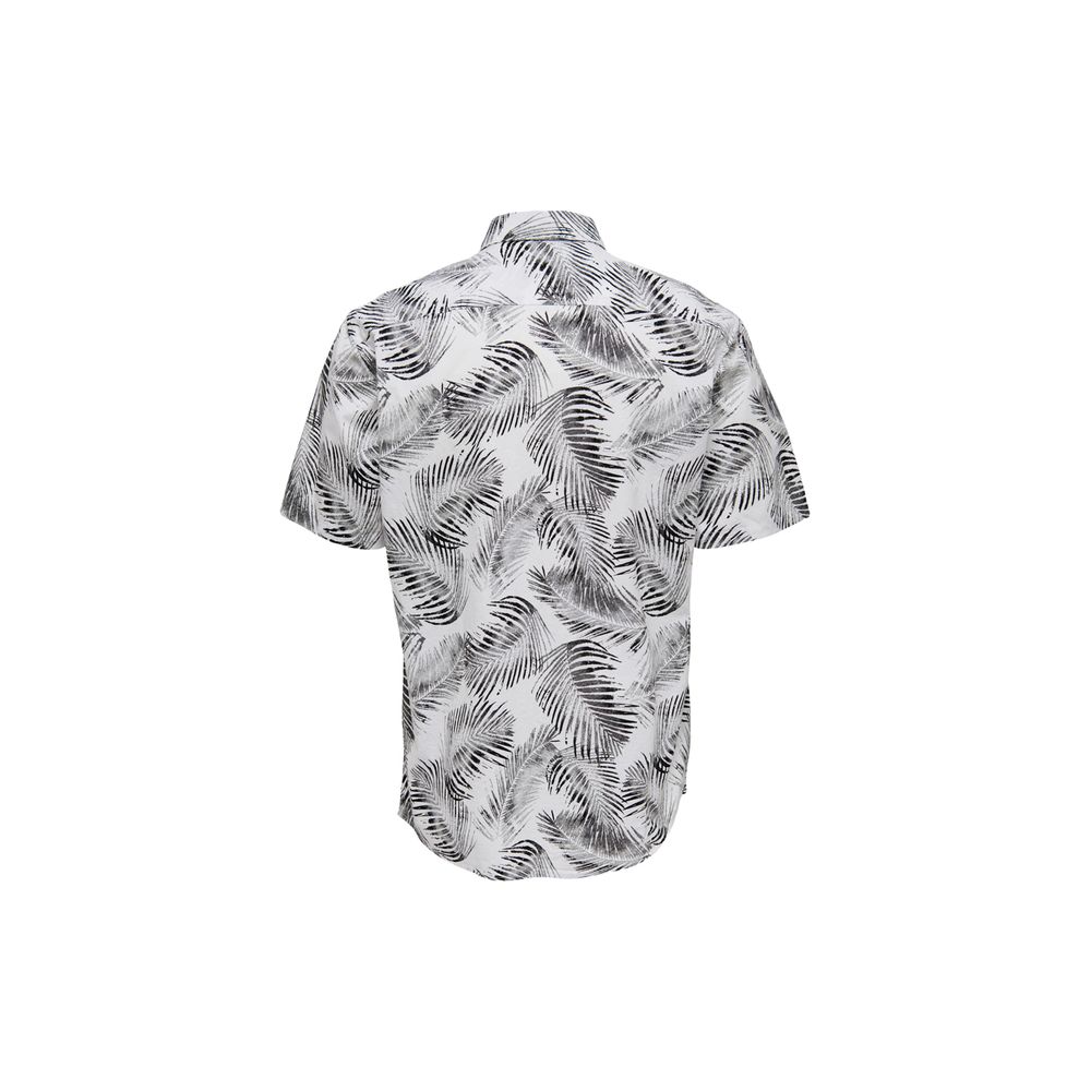 Only & Sons Hvid Bomuldsskjorte