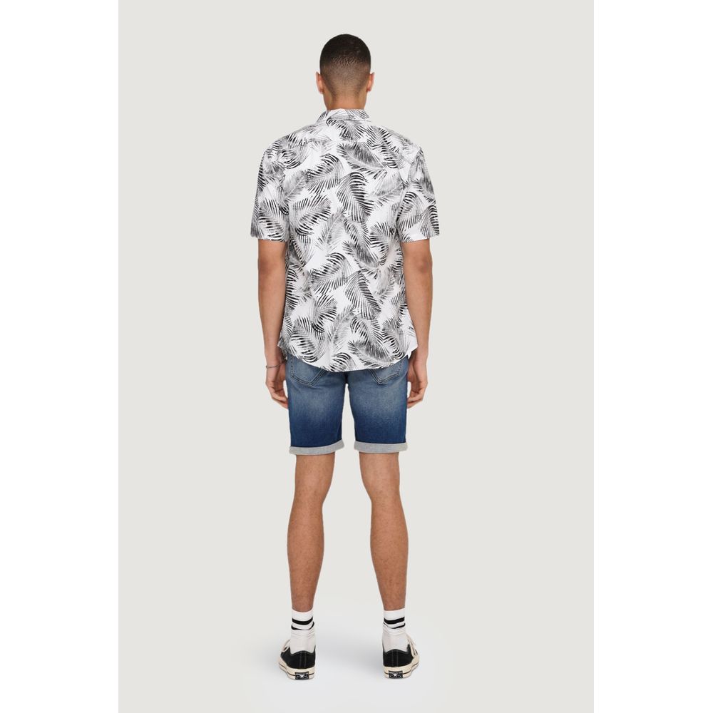 Only & Sons Hvid Bomuldsskjorte