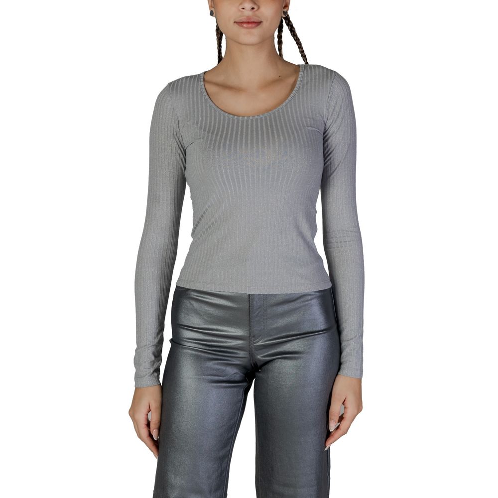 Vero Moda Sølvfarvede Toppe & T-shirt i Genbrugspolyester