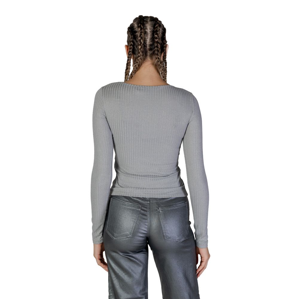 Vero Moda Sølvfarvede Toppe & T-shirt i Genbrugspolyester