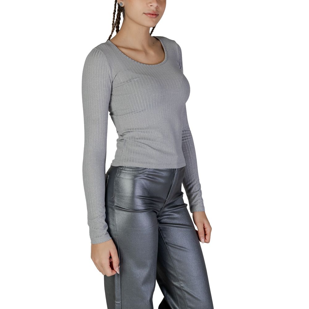 Vero Moda Sølvfarvede Toppe & T-shirt i Genbrugspolyester