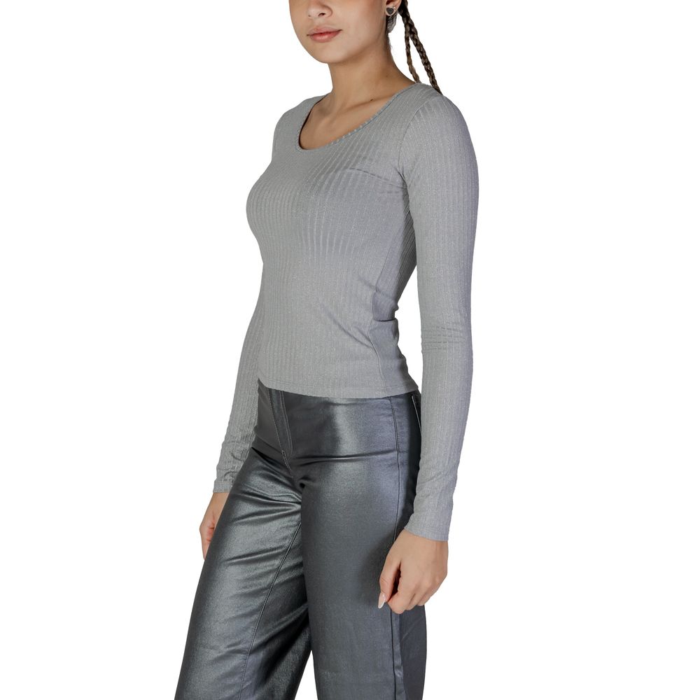 Vero Moda Sølvfarvede Toppe & T-shirt i Genbrugspolyester