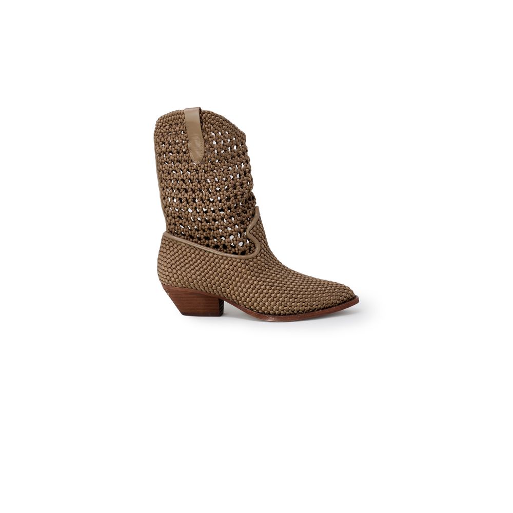 ASH Beige Læderstøvle