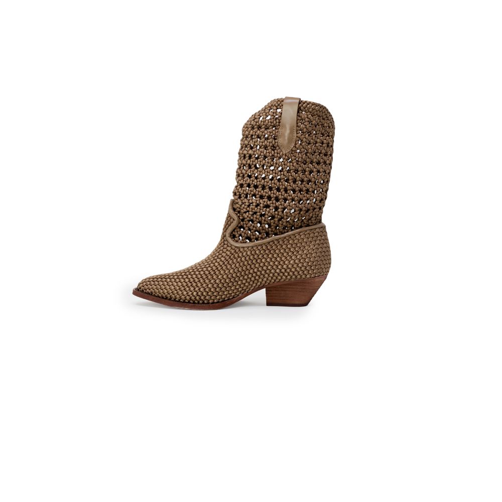 ASH Beige Læderstøvle