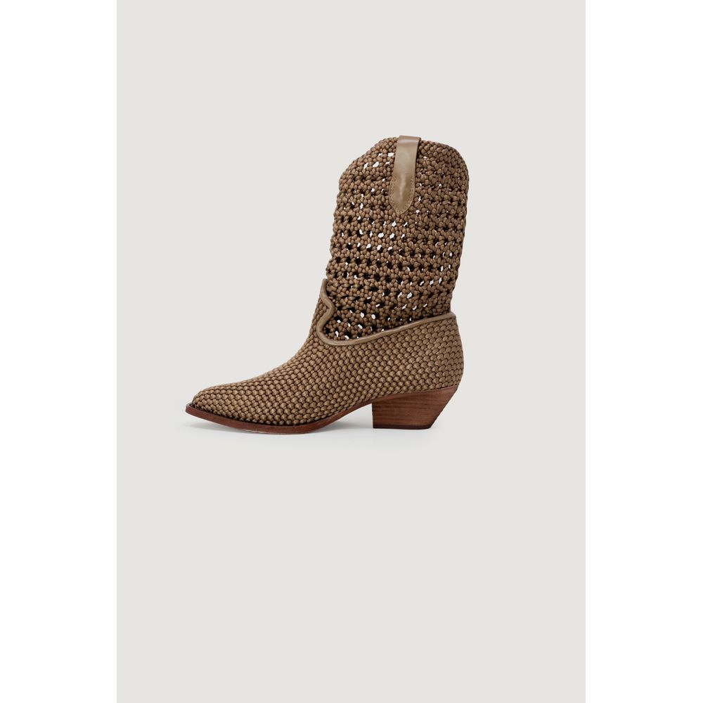 ASH Beige Læderstøvle