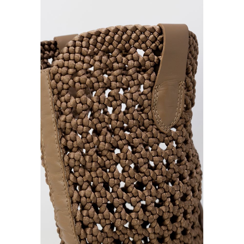 ASH Beige Læderstøvle