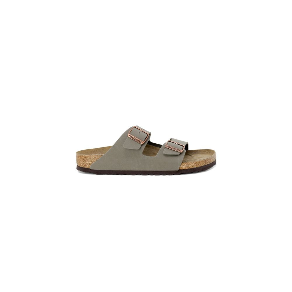Birkenstock grå lædersandal