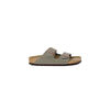 Birkenstock grå lædersandal