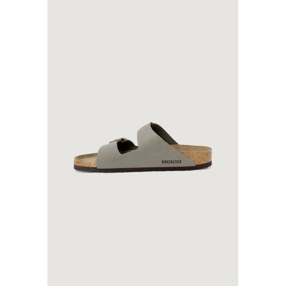 Birkenstock grå lædersandal