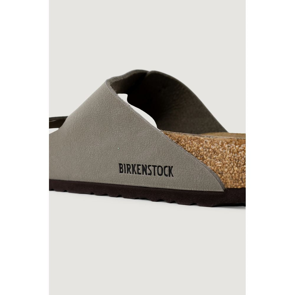 Birkenstock grå lædersandal