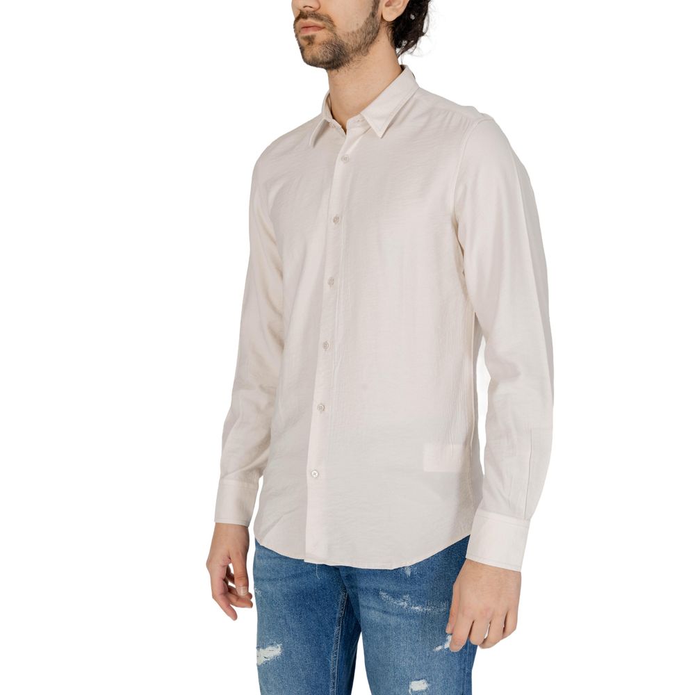 Antony Morato Beige Viskose Skjorte